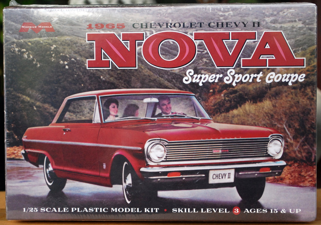 Moebius 2322 1965 Chevrolet Chevy II Nova SS 1:25 neu 2025
