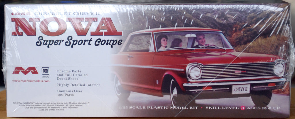 Moebius 2322 1965 Chevrolet Chevy II Nova SS 1:25 neu 2025