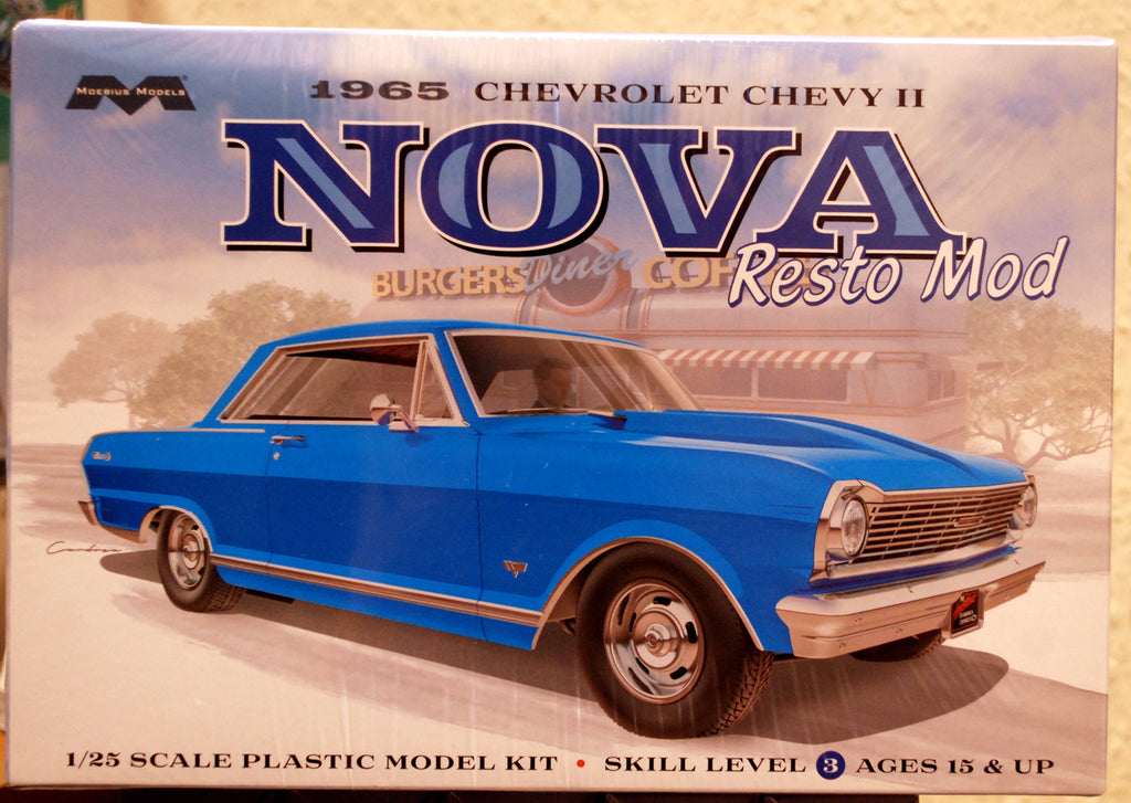Moebius 2323 1965 Chevrolet Chevy II Nova SS Resto Mod 1:25 neu 2025