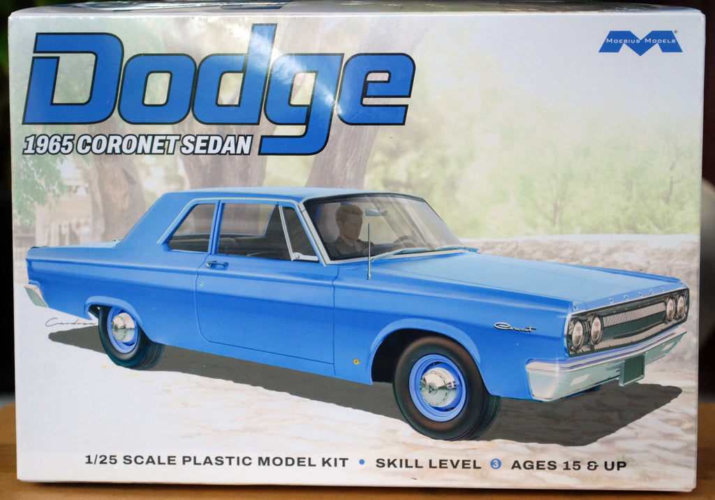 Moebius 2461 1965 Dodge Coronet Sedan 1:25 Bausatz neu 2024