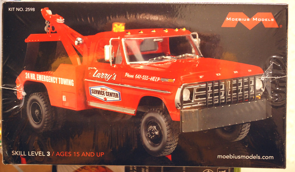 Moebius 2598 1972 Ford F 350 4x4 High Side Wrecker 1:25 ganz neu Herbst 2025