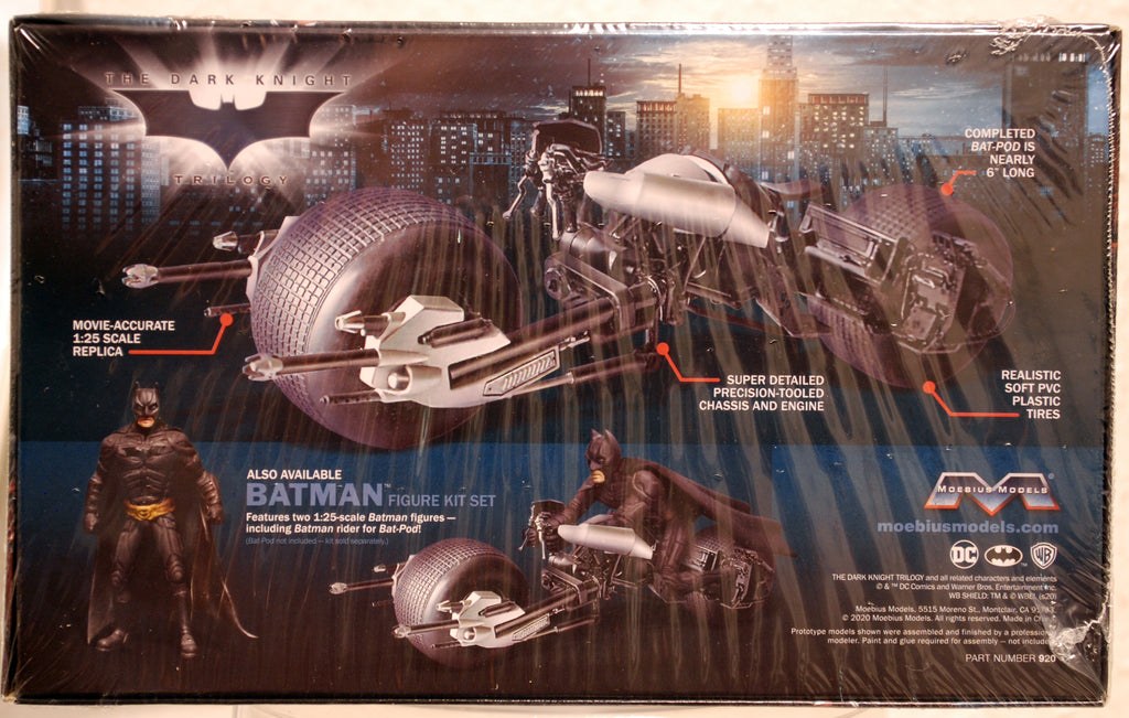 Moebius 920 Batman The Dark Knight Bat-Pod 1:25