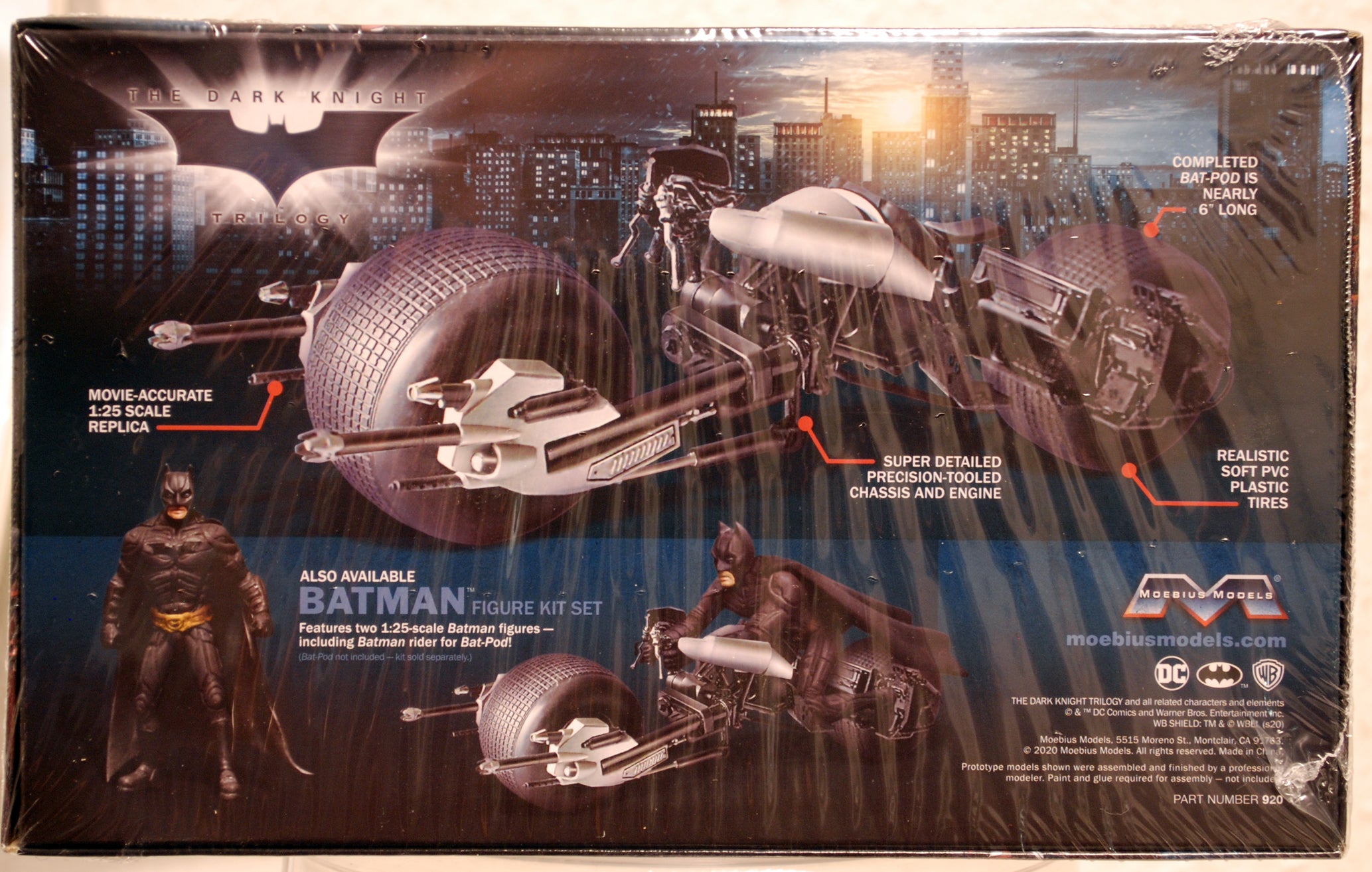 Moebius 920 Batman The Dark Knight Bat-Pod 1:25