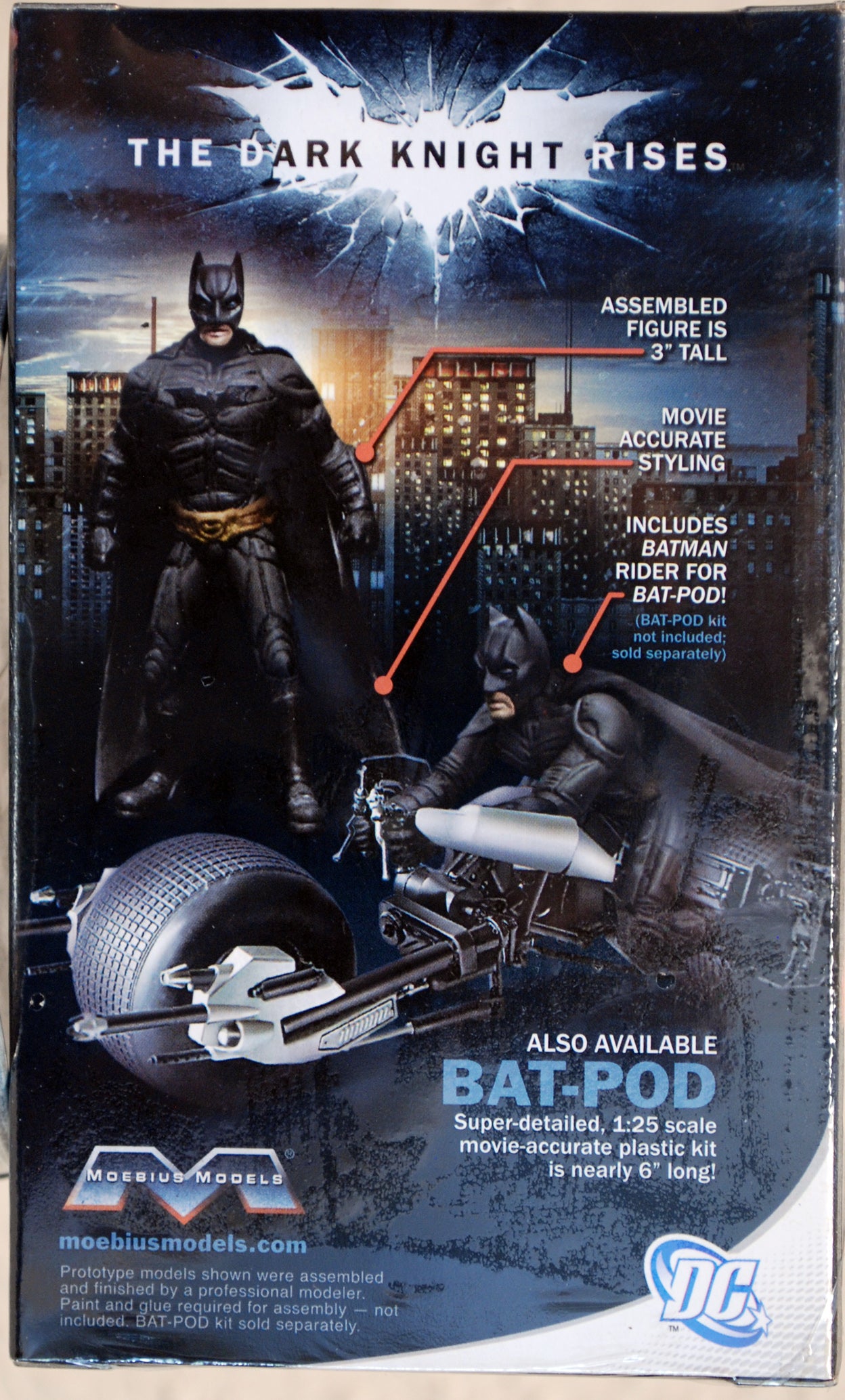 Moebius 937 Batman The dark Knight rises 2 Figuren Bausatz 1:25
