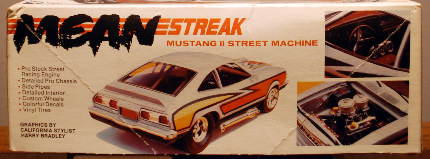 MPC 0728 1977 Ford Mustang II Mean Streak 1:25 Bausatz Vintage