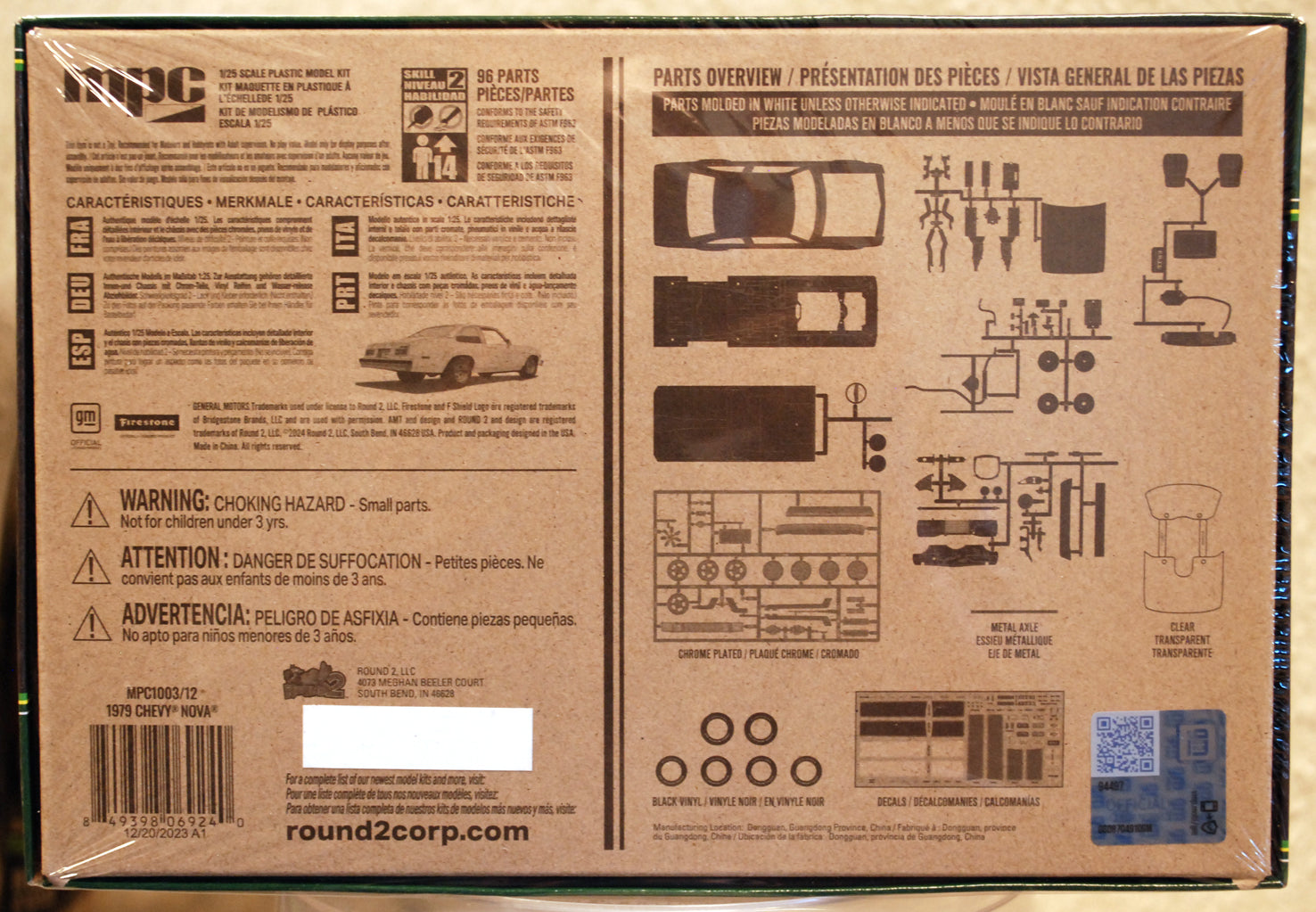 MPC 1003 1979 Chevrolet Nova 2´n1 1:25 Bausatz wieder neu 2024