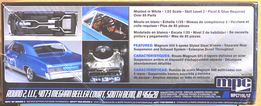 1967 Pontiac GTO, 1:25, MPC 710