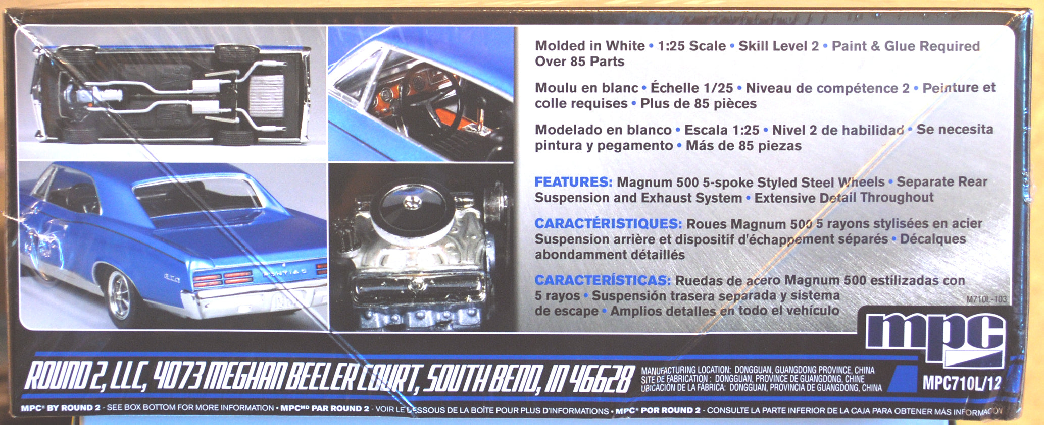 1967 Pontiac GTO, 1:25, MPC 710