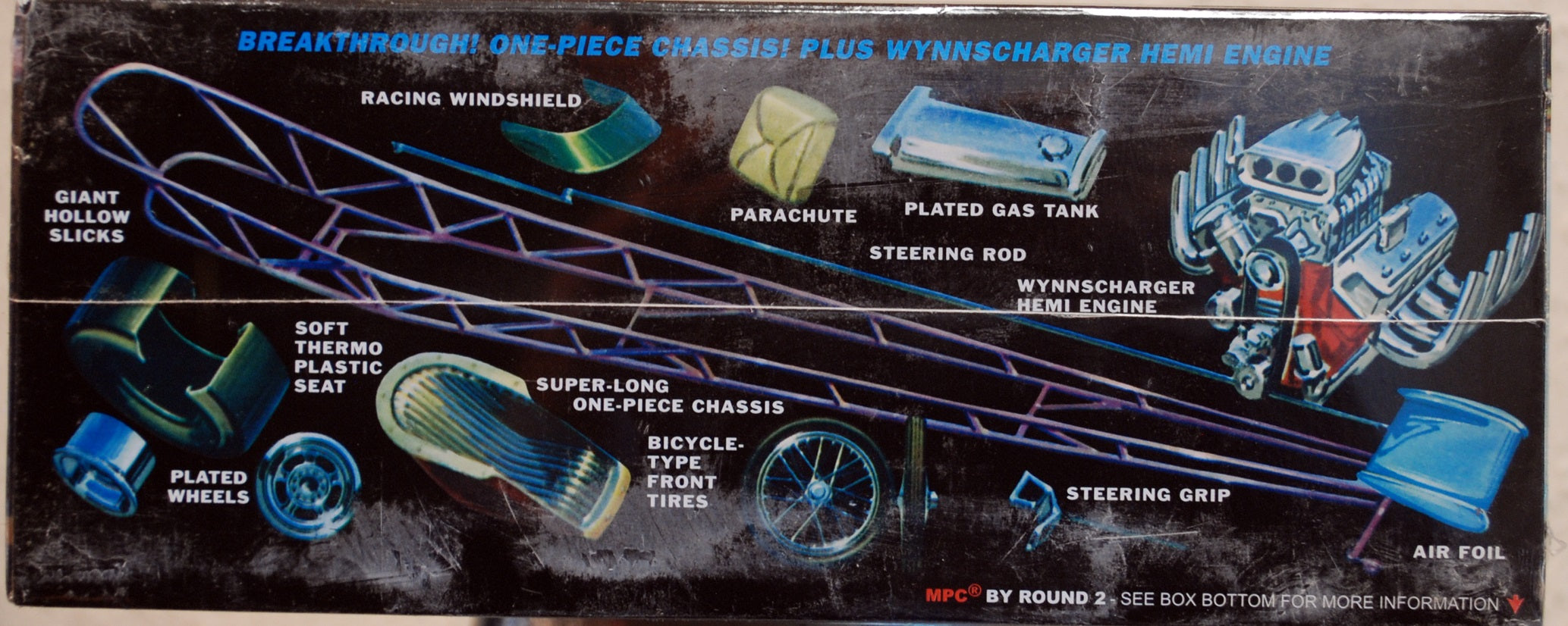 Don Garlits' Wynnscharger Slingshot Dragster 1:25 MPC 810