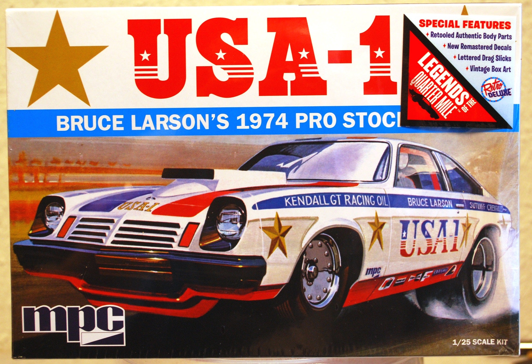 1974 Chevrolet Vega Bruce Larsons USA 1 Pro Stocker 1:25 Mpc 828