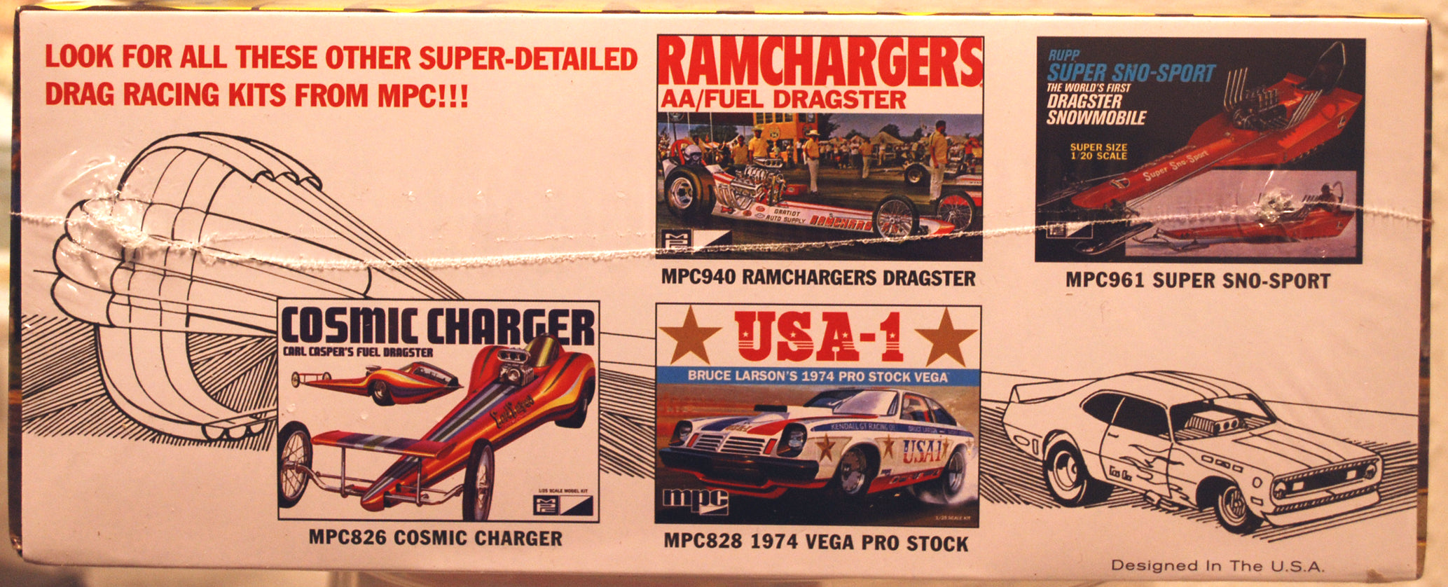 MPC 964 1970 Dodge Challenger Funny Car Ramchargers 1:25