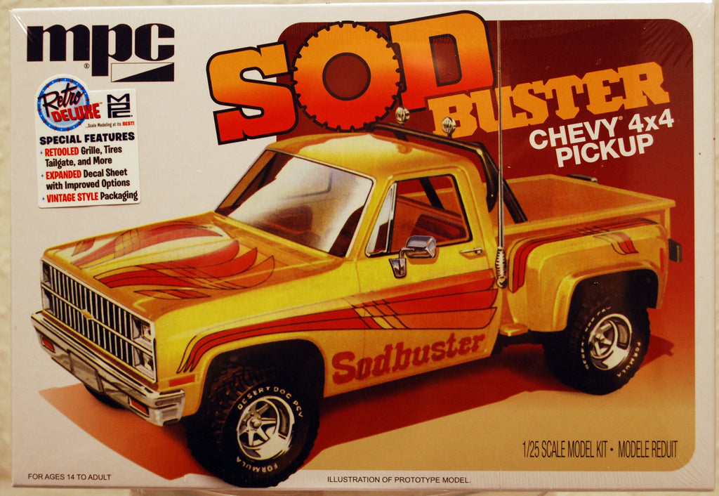 MPC 972 1981 Chevrolet Stepside Pickup Sodbuster 1:25