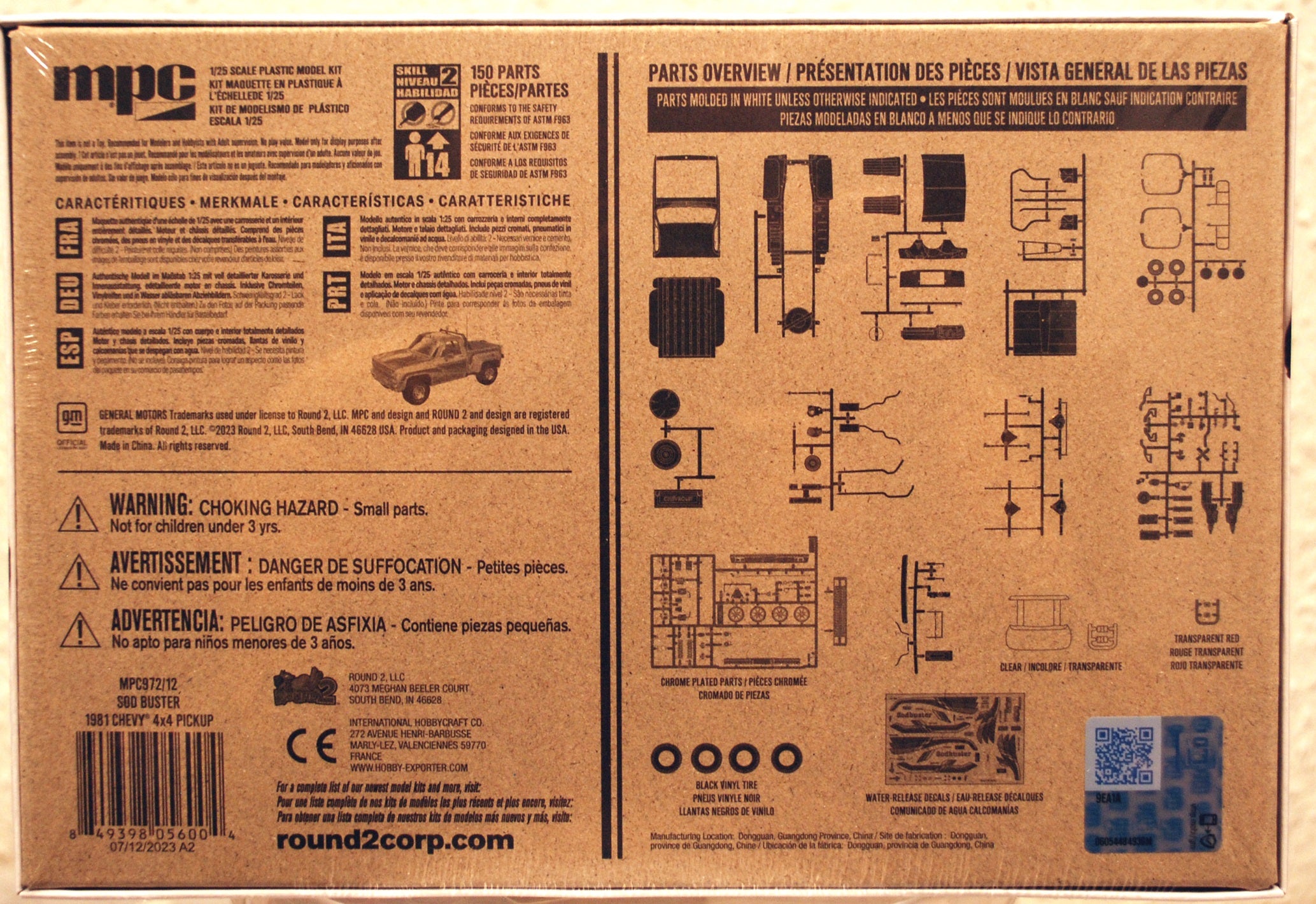 MPC 972 1981 Chevrolet Stepside Pickup Sodbuster 1:25