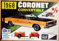 MPC 978 1968 Dodge Coronet Convertible w. Trailer Super Bee 1:25