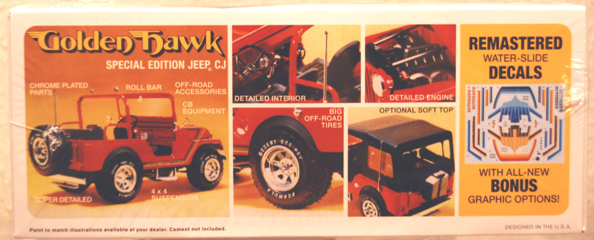 MPC 986 1981 Jeep CJ 5 Golden Hawk 1:25