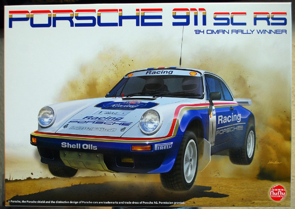 NUNU 24011B Set 1984 Porsche 911 SC RS Oman Rallye inkl. PE Parts 1:24