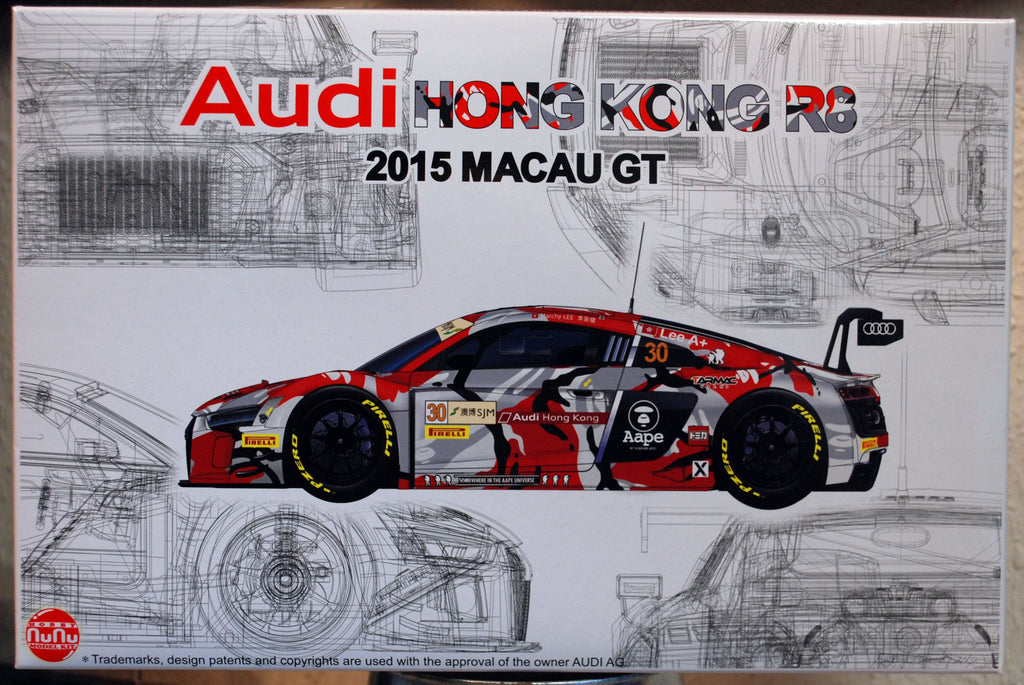 2015 Audi R 8 GT 3 Macau GT 1:24 NuNu Platz 24028