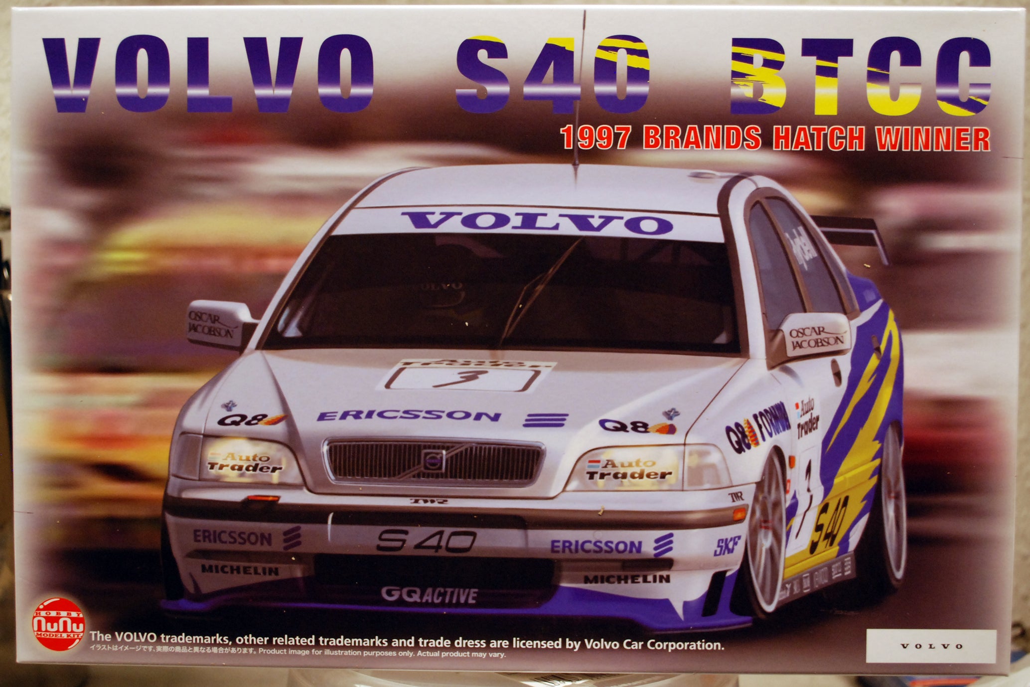 Nunu 24034 1997 Volvo S40 BTCC Brands Hatch Winner 1:24