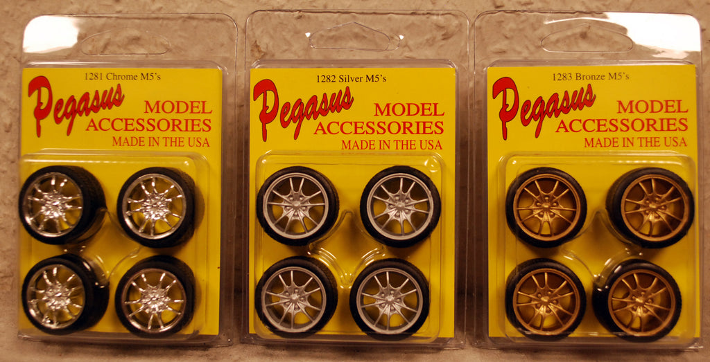 Pegasus Felgen M5 ca. 18 Zoll inkl. Reifen 1:24