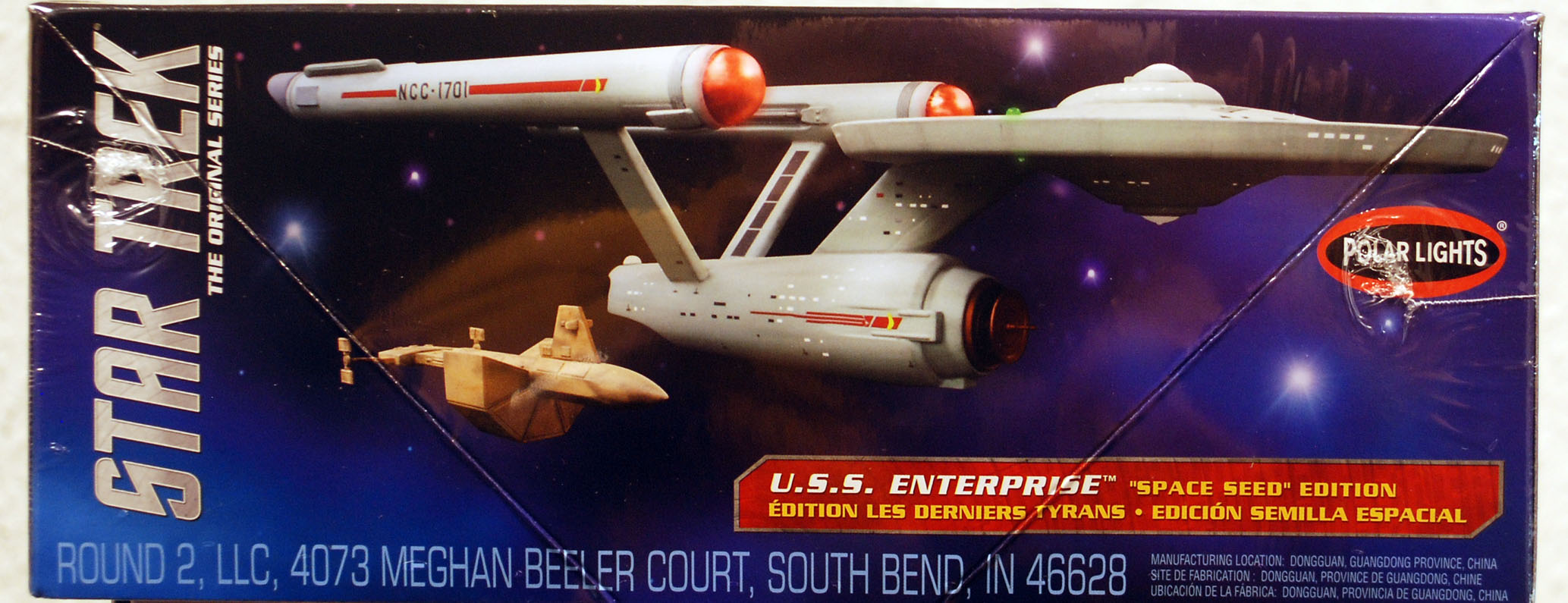 Polar Lights 908 Star Trek USS Enterprise NCC 1701 w. SS Botany Bay Snap 1:1000