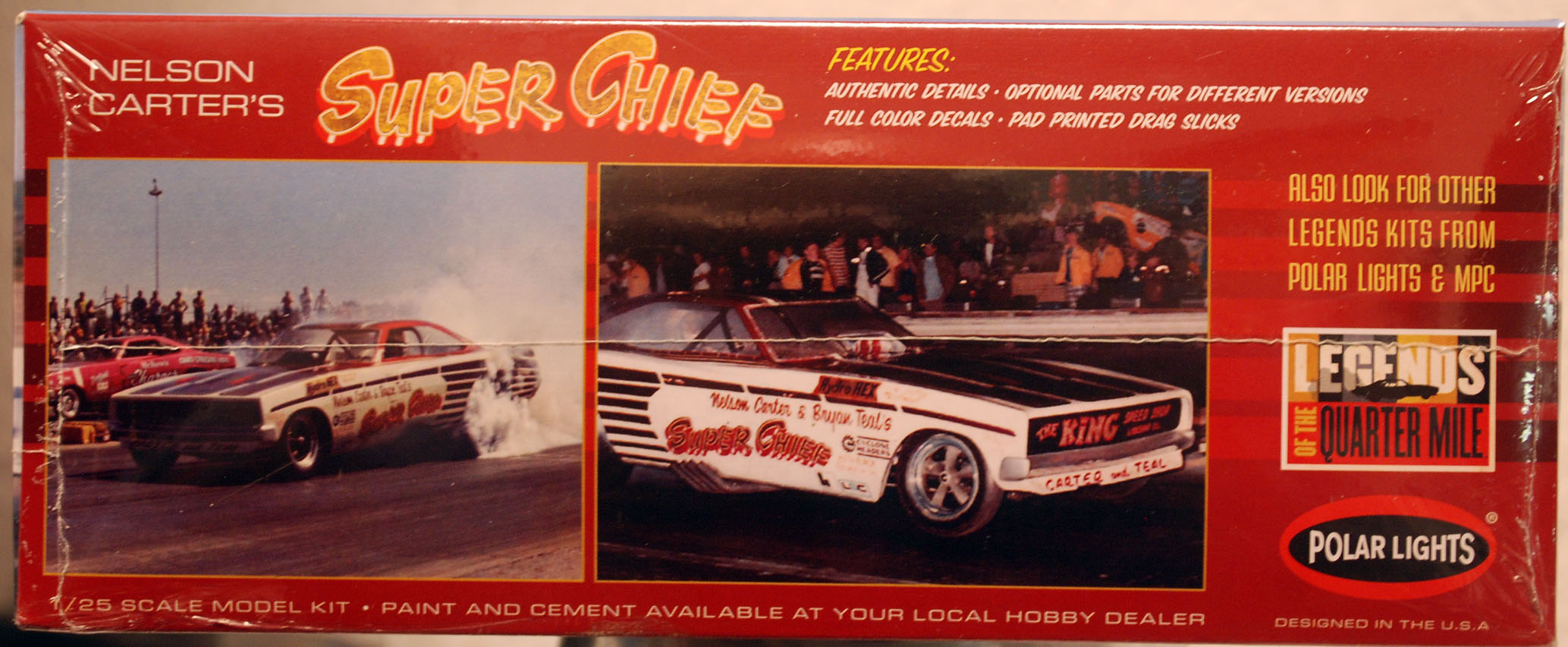 Polar Lights 935 1970 Dodge Charger Super Chief Funny Car 1:25