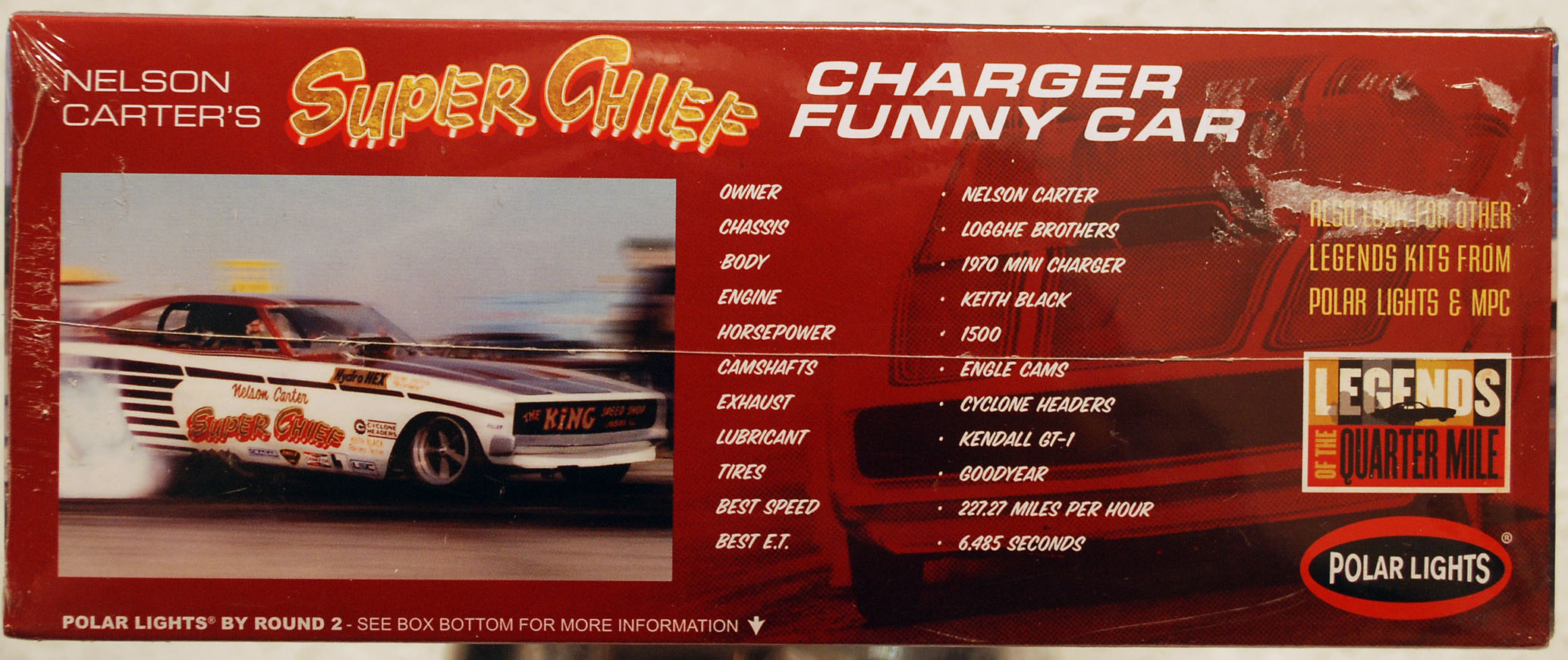 Polar Lights 935 1970 Dodge Charger Super Chief Funny Car 1:25