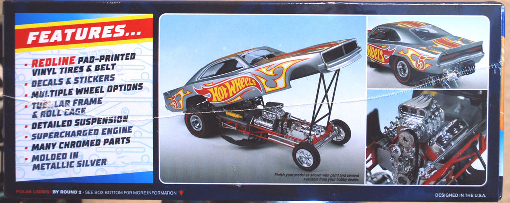 Polar Lights 988 1969 Dodge Charger Funny Car Hot Wheels 1:25