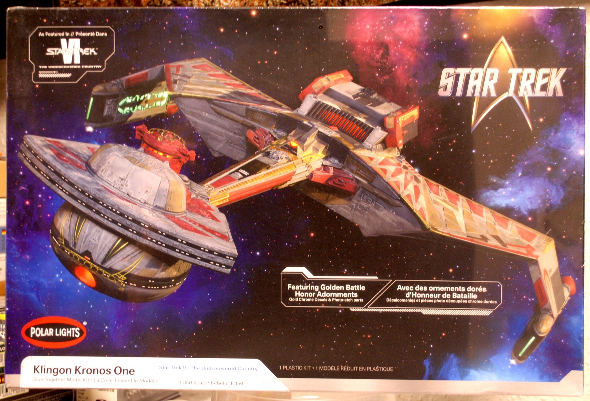 Polar Lights 997 Star Trek Klingon Kronos One Battle Cruiser 1:350