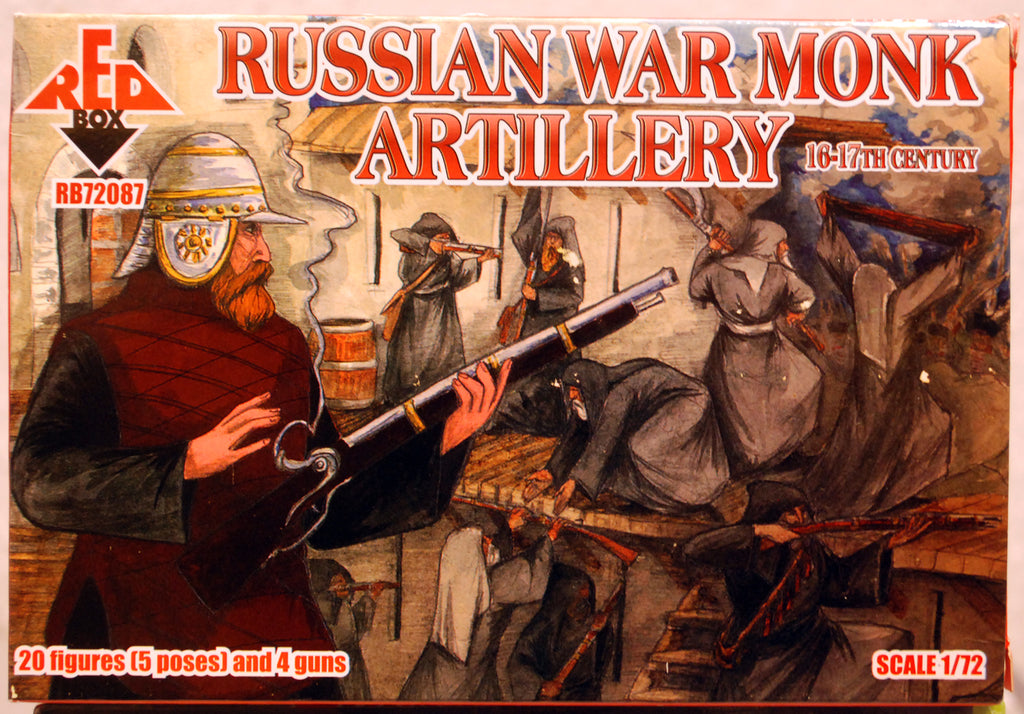 Red Box 72087 Russian War Monk Artillery 16./17. Jahrh. 1:72