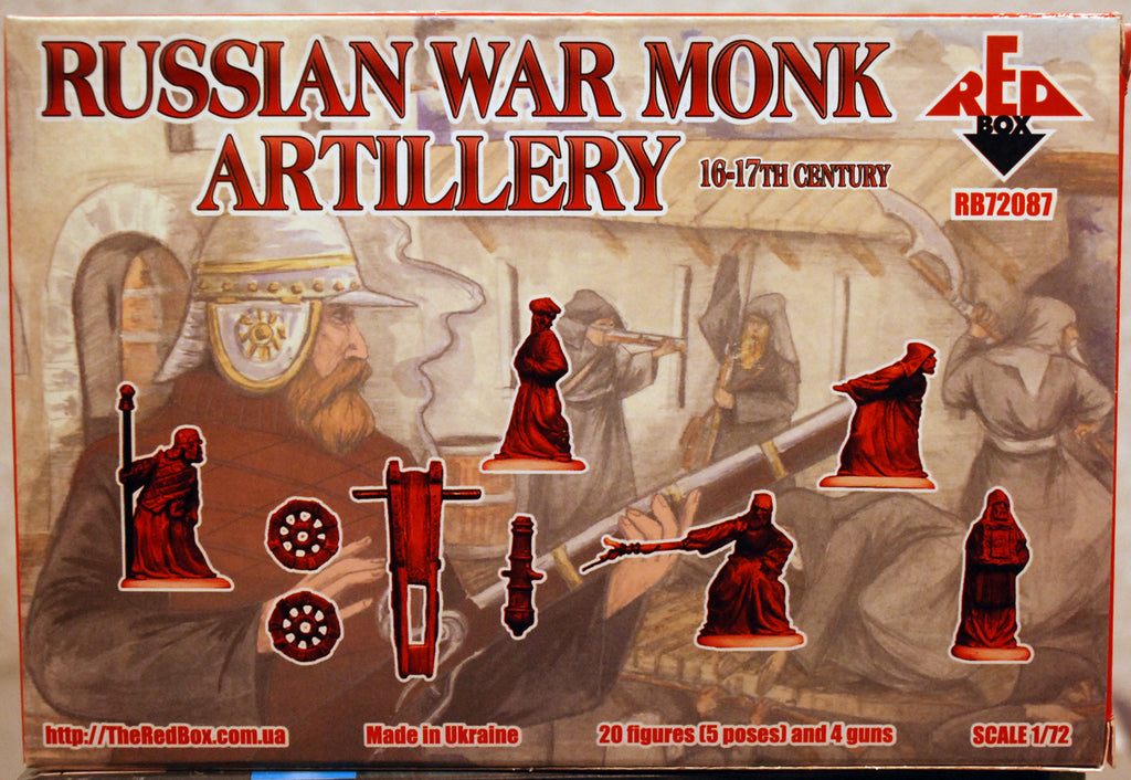 Red Box 72087 Russian War Monk Artillery 16./17. Jahrh. 1:72