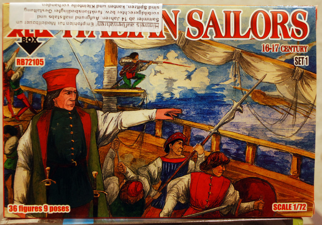 Red Box 72105 Italian Sailors Set 1 16./17. Jahrh. 1:72