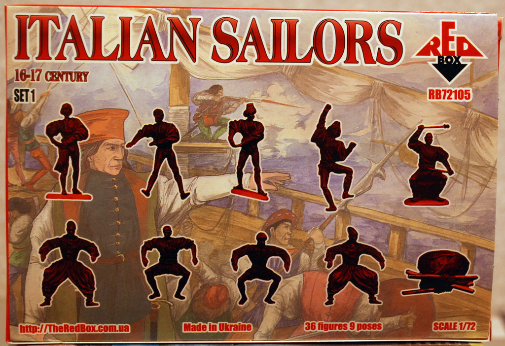 Red Box 72105 Italian Sailors Set 1 16./17. Jahrh. 1:72