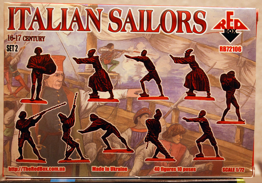 Red Box 72106 Italian Sailors Set 2 16./17. Jahrh. 1:72