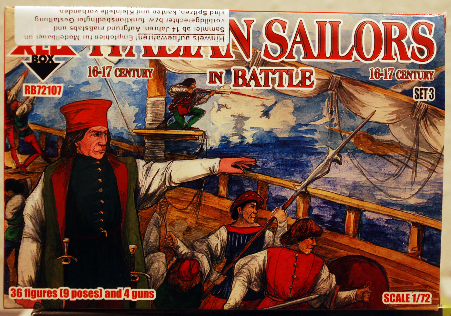 Red Box 72107 Italian Sailors in Battle Set 3 16./17. Jahrh. 1:72