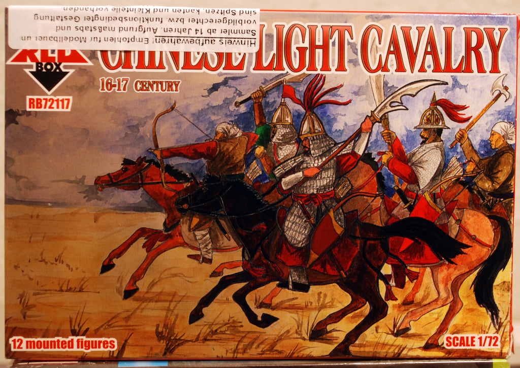 Red Box 72117 Chinese Light Cavalry 16./17. Jahrh. 1:72