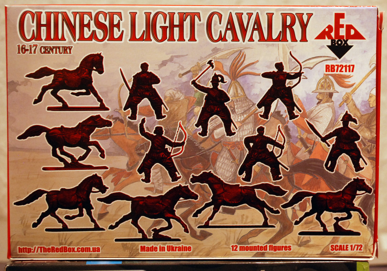 Red Box 72117 Chinese Light Cavalry 16./17. Jahrh. 1:72