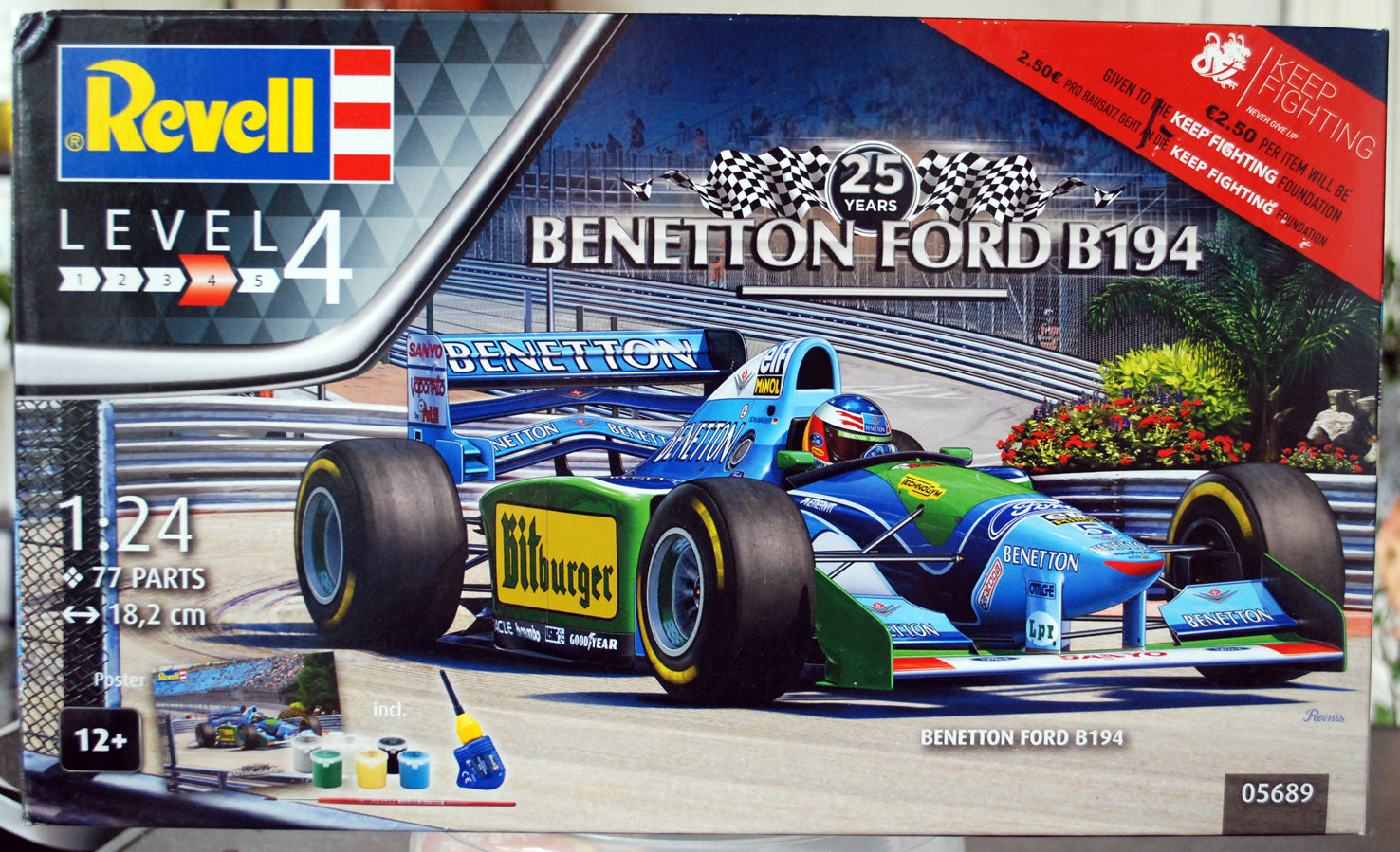 Revell 05689 1994 Bennetton Ford B194 1:24 Bausatz