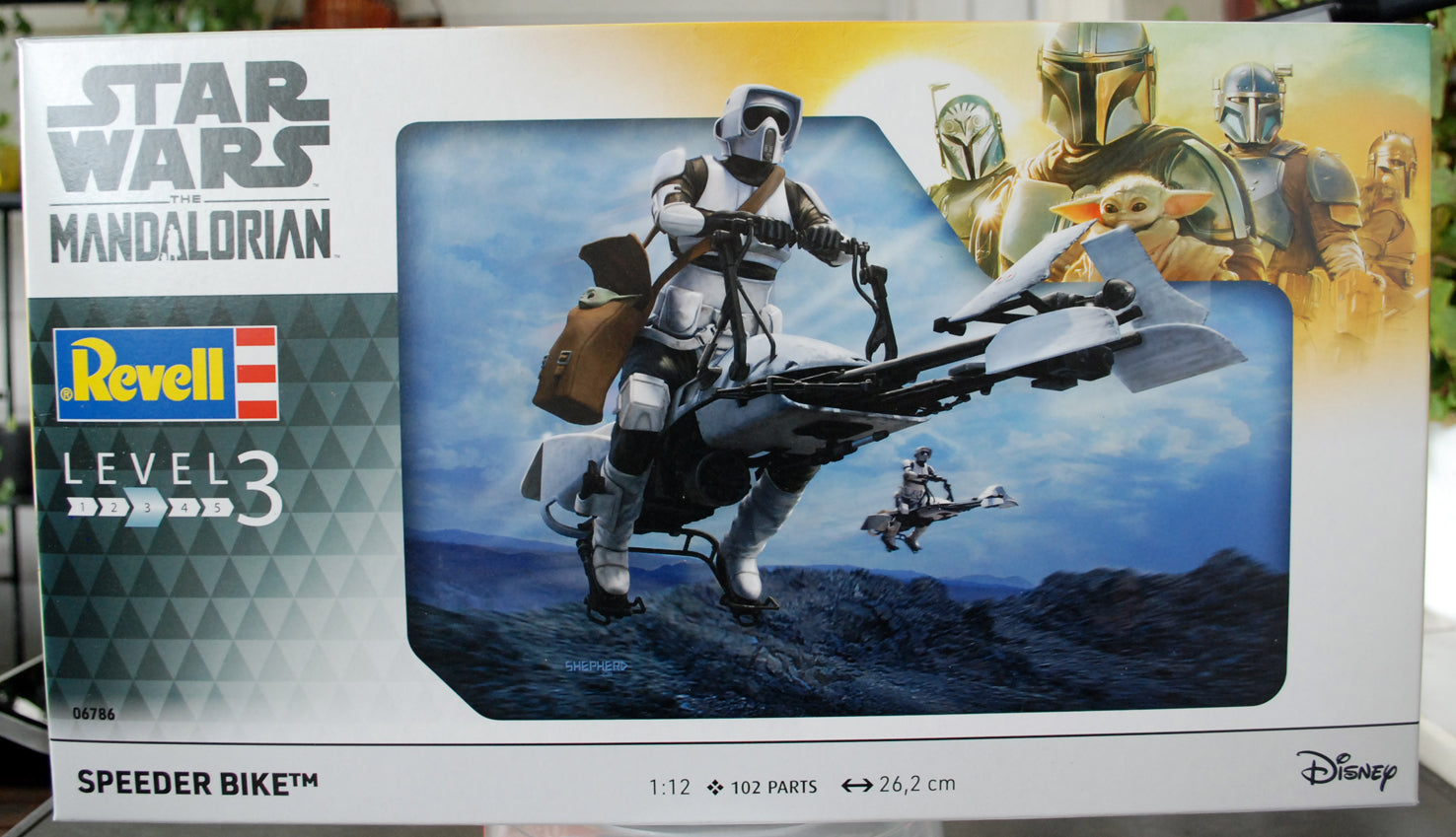 Revell 06786 Star Wars The Mandalorian Speeder Bike 1:12  neu 2024