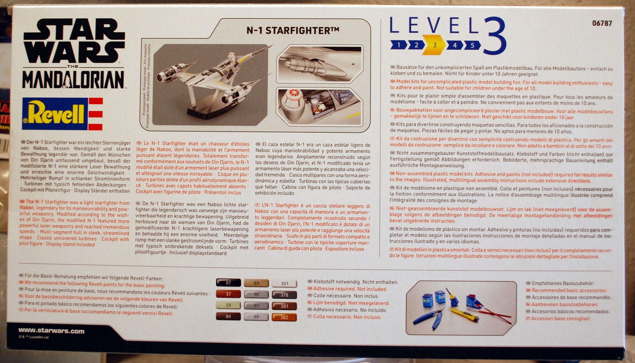 Revell 06787 Star Wars The Mandalorian N1 Starfighter 1:72