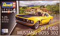 Revell 07025 1969 Ford Mustang Boss 302 1:25 USA muscle car