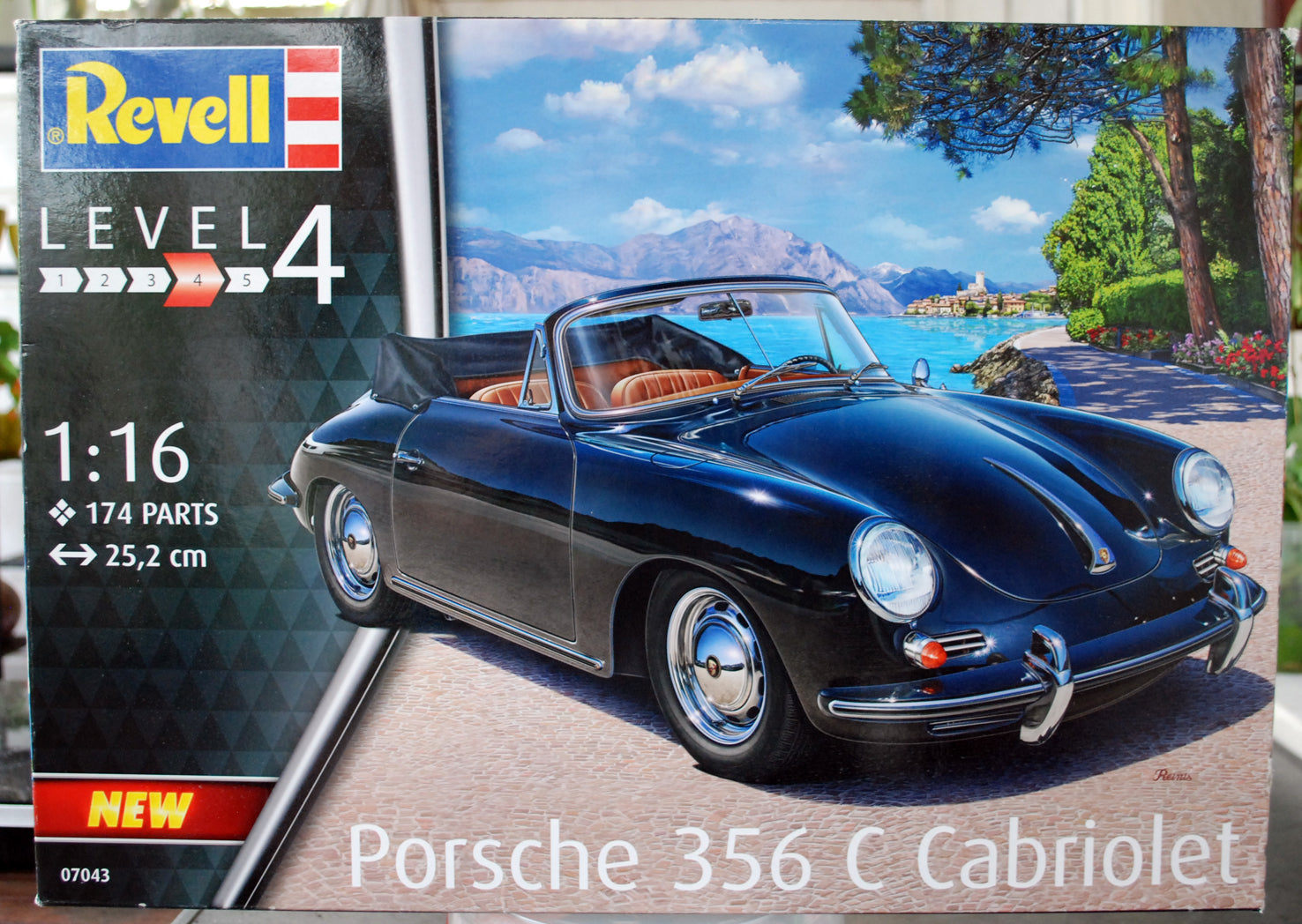 Revell 07043 1964 Porsche 356 C Cabriolet 1:16 Bausatz