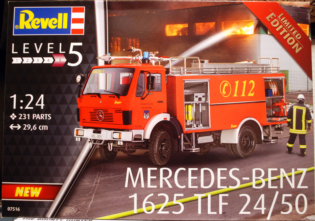 Revell 07516 Mercedes Benz 1625 TLF 24/50 Feuerwehr 1:24