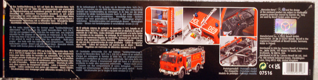 Revell 07516 Mercedes Benz 1625 TLF 24/50 Feuerwehr 1:24