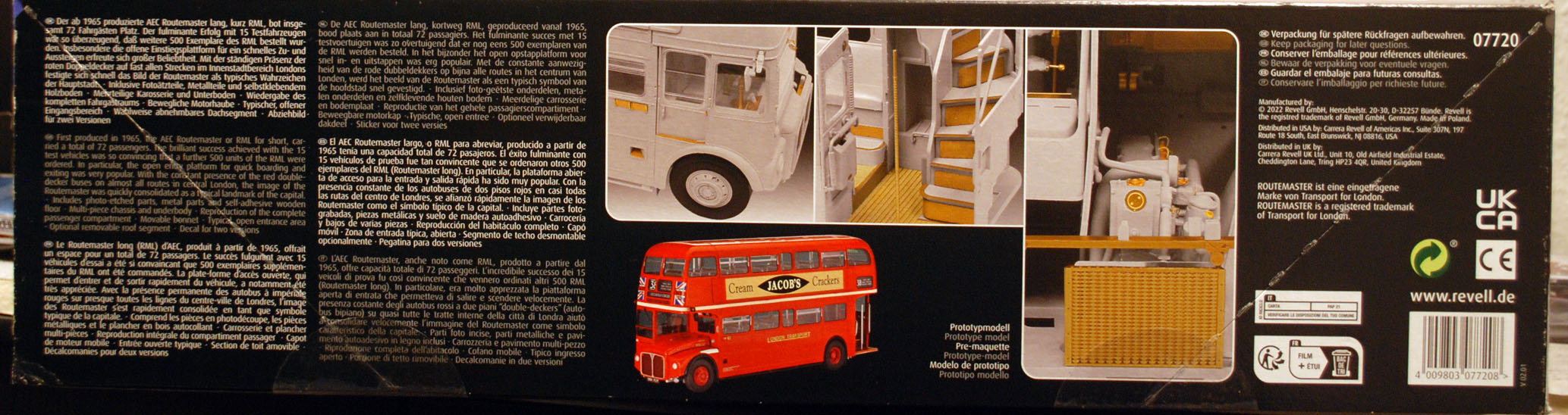 Revell 07720 AEC Routemaster RML London Bus Platinum Edition 1:24