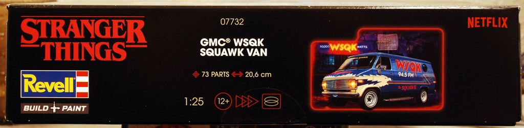 Revell 07732 GMC WSQK Squawk Van Stranger Things 1:25 Bausatz neu 2025