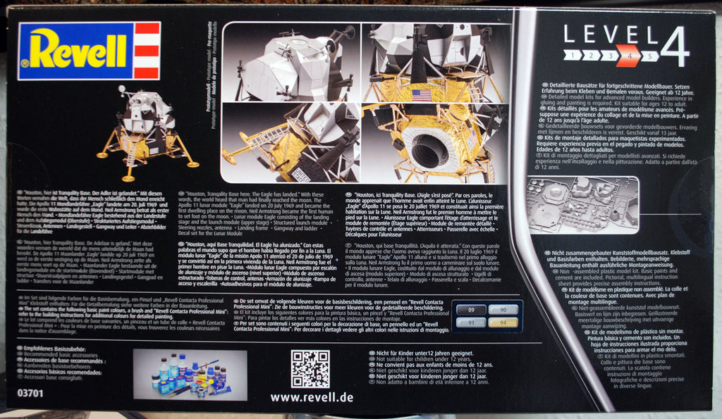 1969 Apollo 11 Lunar Module "Eagle" 1:48 Revell 03701