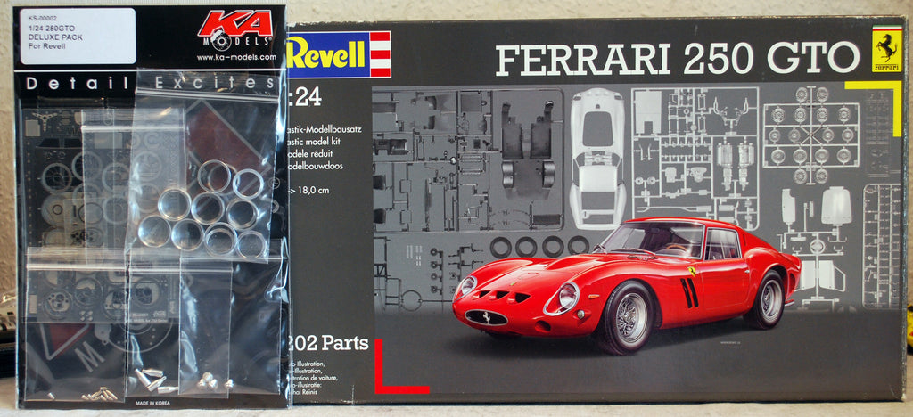 Revell 07395 1961 Ferrari 250 GTO Set inkl. KA Upgrade Set 1:24