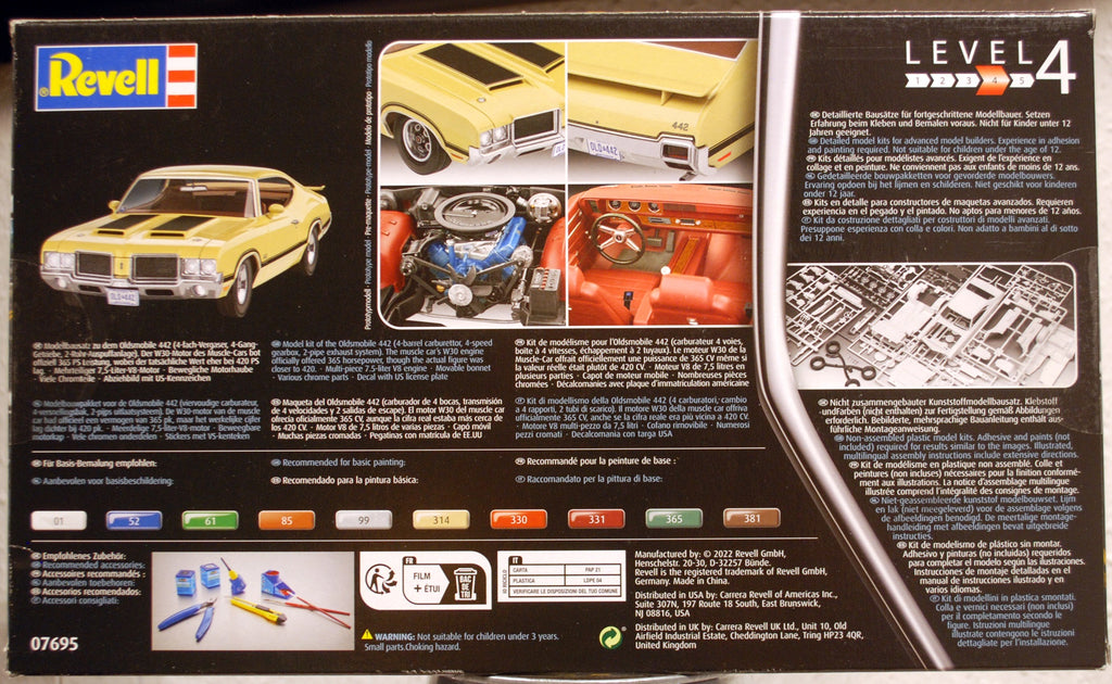 Revell 07695 1971 Oldsmobile 442 1:25 USA