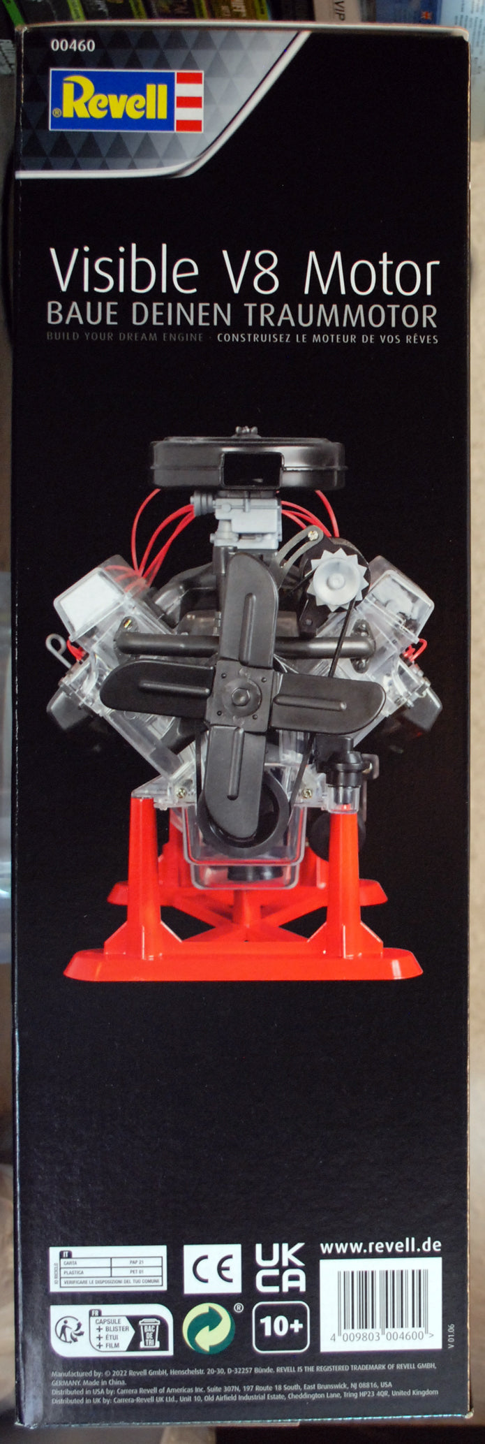 Revell 00460 Visible V8 Motor 1:4 Bausatz