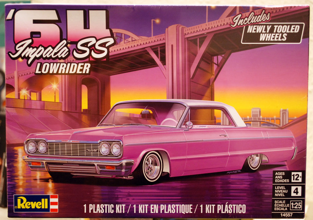 Revell 14557 1964 Chevrolet Impala Lowrider 1:25 Bausatz wieder neu 2025